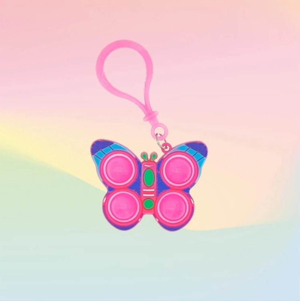 🔮4/$8 Butterfly pop-it Keychain